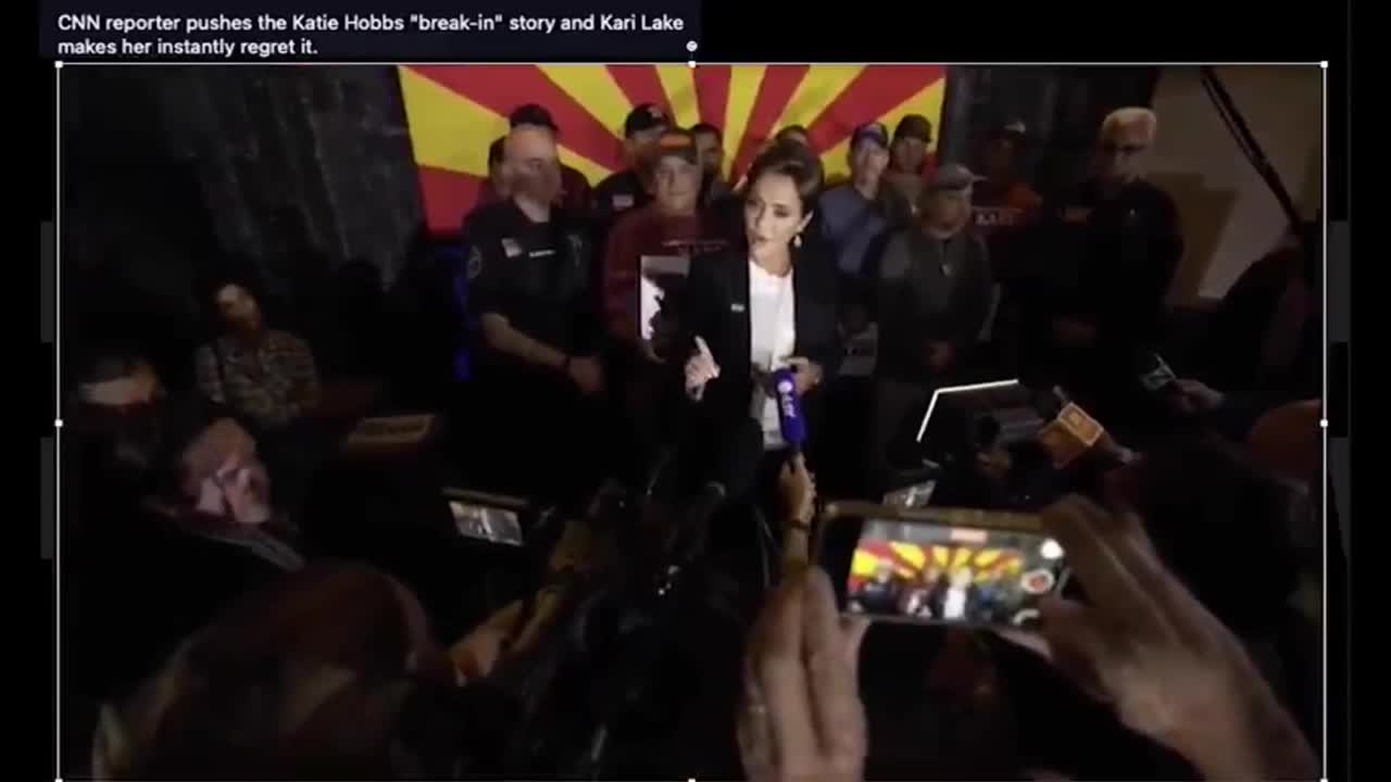 CNN reporter pushes the Katie Hobbs ‘break in’ story & Kari Lake makes her instantly regret it