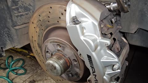 Big Brake Kit Upgrade - Project 13 - Mercedes Benz CLS55 AMG / E55 AMG pt6