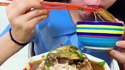 Chinese fish recipe | chinese girl fish eating | asmr | mukbang