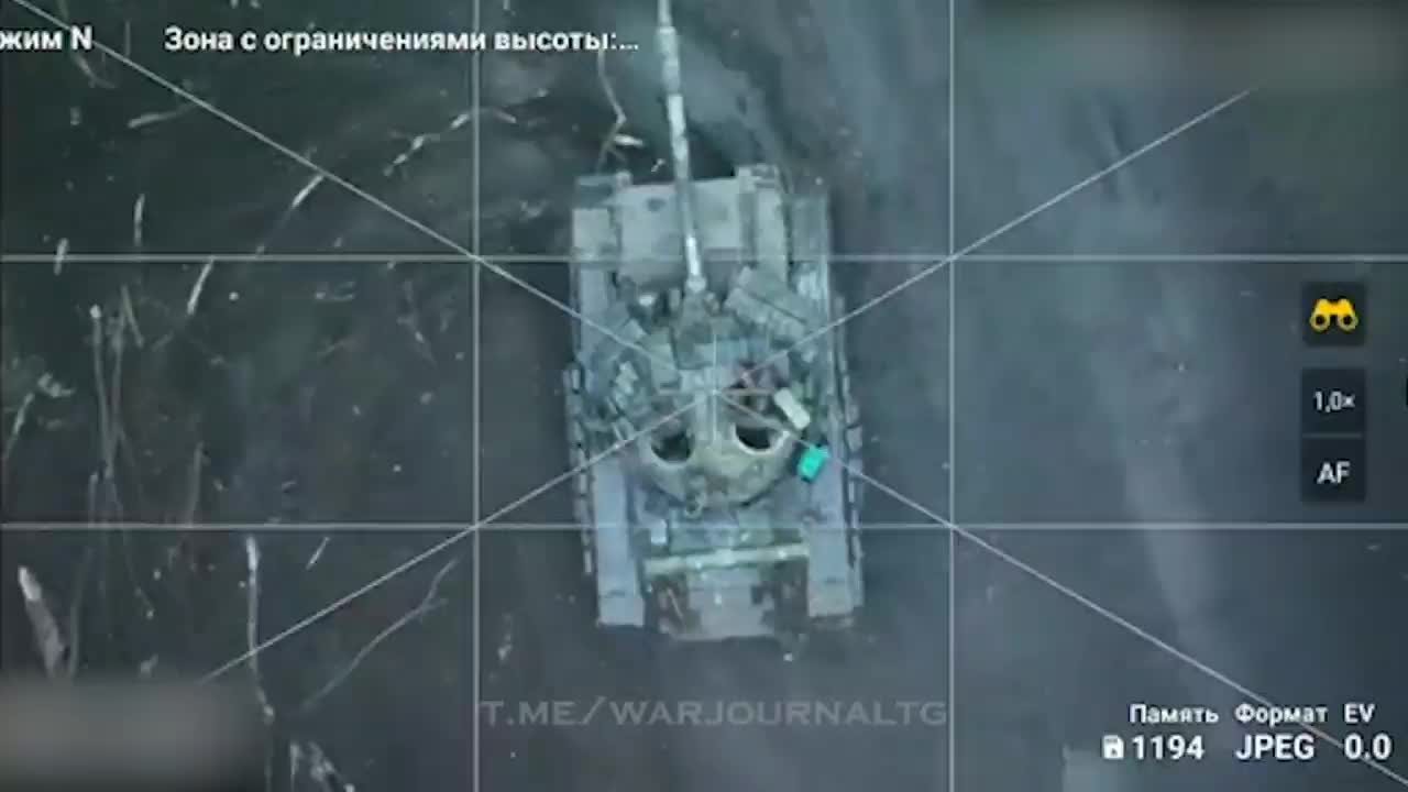 The defeat of a Ukrainian T-64BV near Novoselovskoye