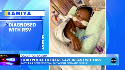 Police officers help save infant who stopped breathing l GMA