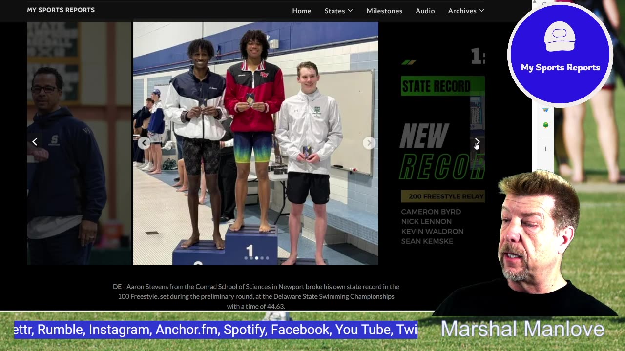 My Sports Reports - Amateur Sports Milestones #79