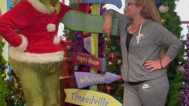 Mom Meets Her Hero, the Grinch