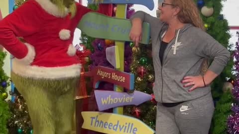 Mom Meets Her Hero, the Grinch