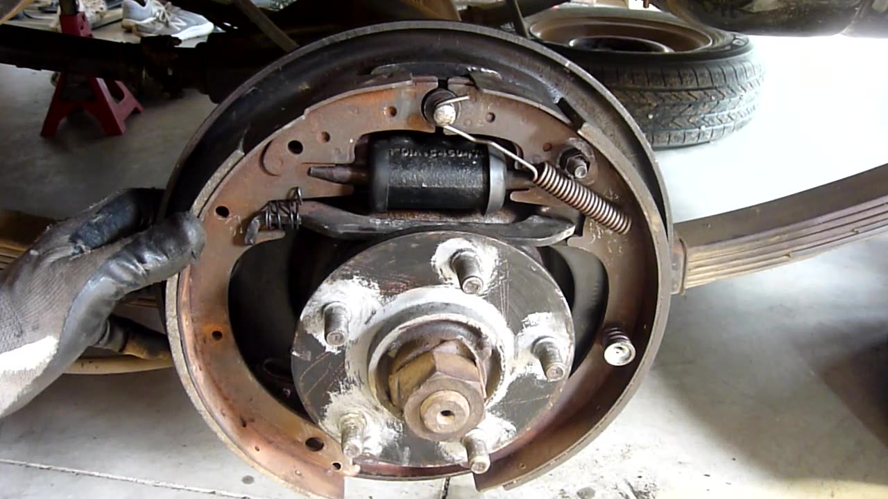 Cadillac rear brake drum problem Episode 98