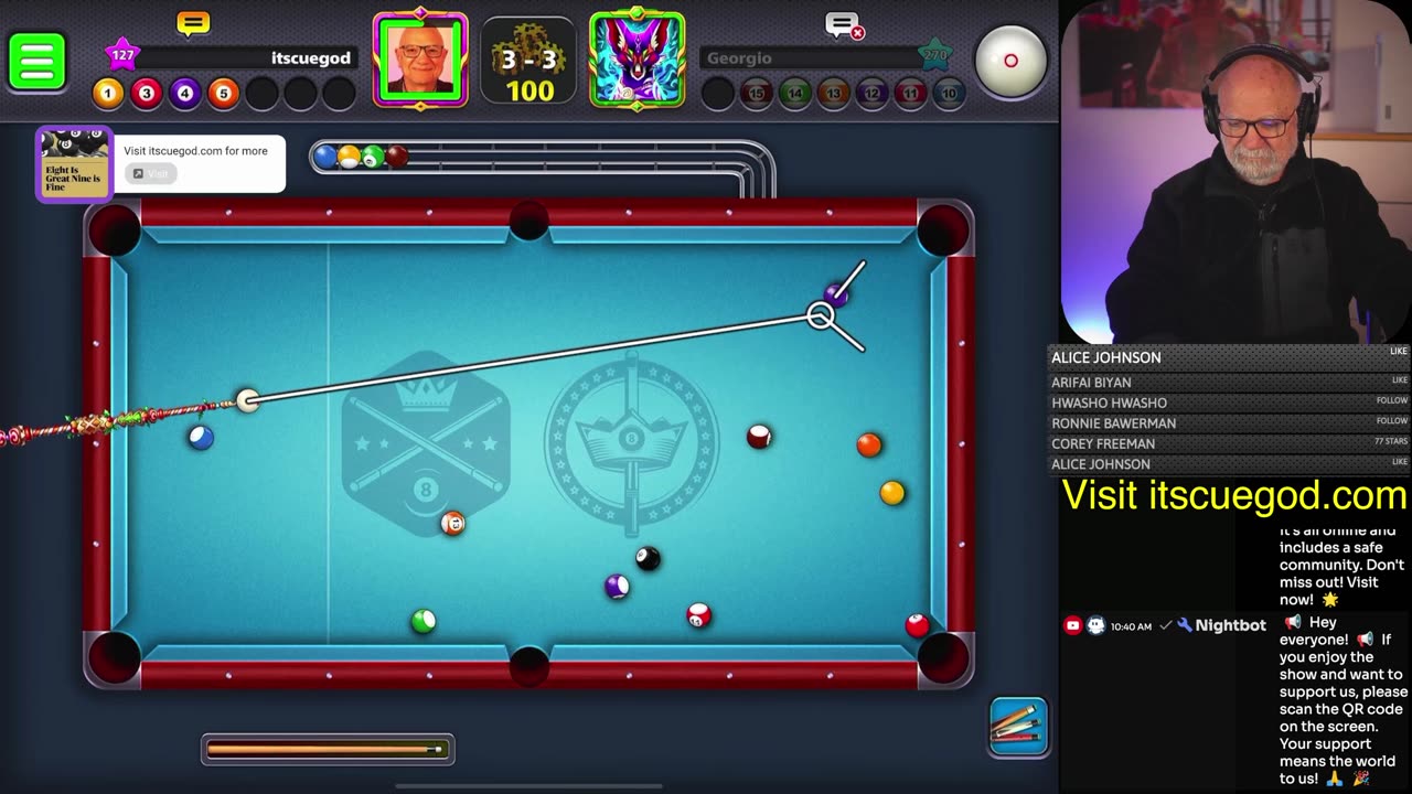 The 8 Ball & 9 Ball Pool LIVE Show with ITSCUEGOD