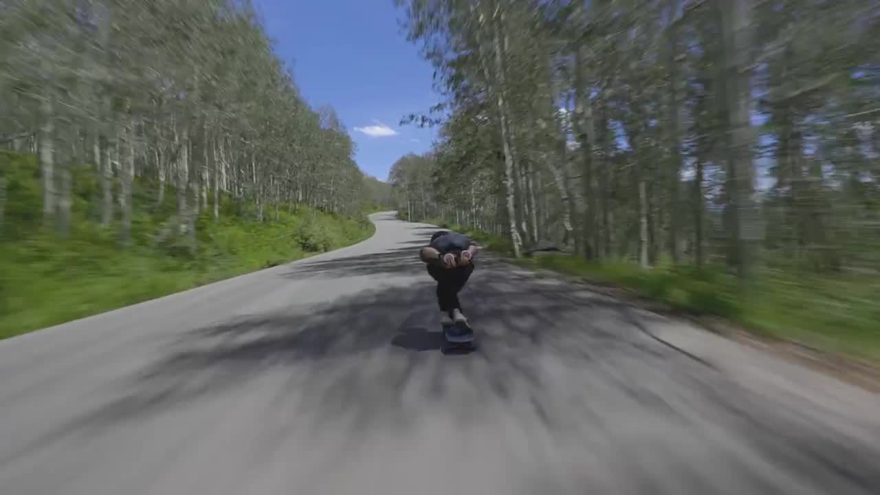 Longboarding - Passing Cars Down Epic Mountain Road!-9