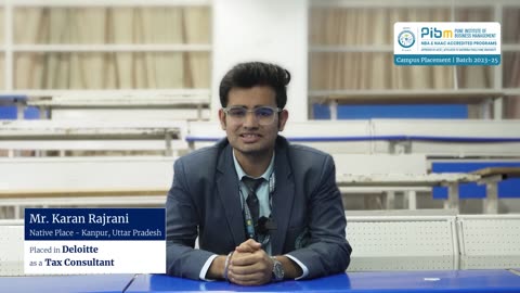 Batch 2023-25 Placements - Mr. Karan Rajrani at Deloitte