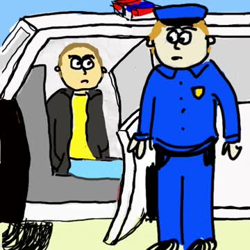 Ultimately, the car betrayed him. (Real audio: Live PD/Loudmouth trenchcoat guy)