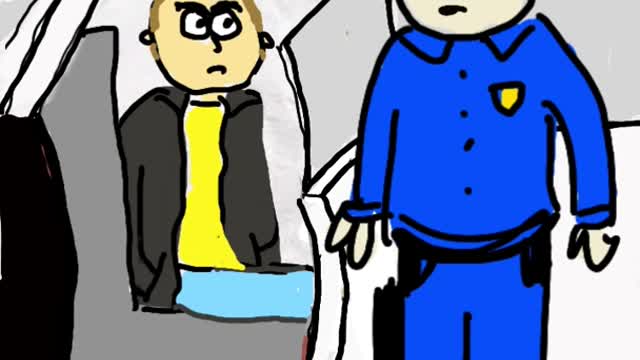 Ultimately, the car betrayed him. (Real audio: Live PD/Loudmouth trenchcoat guy)
