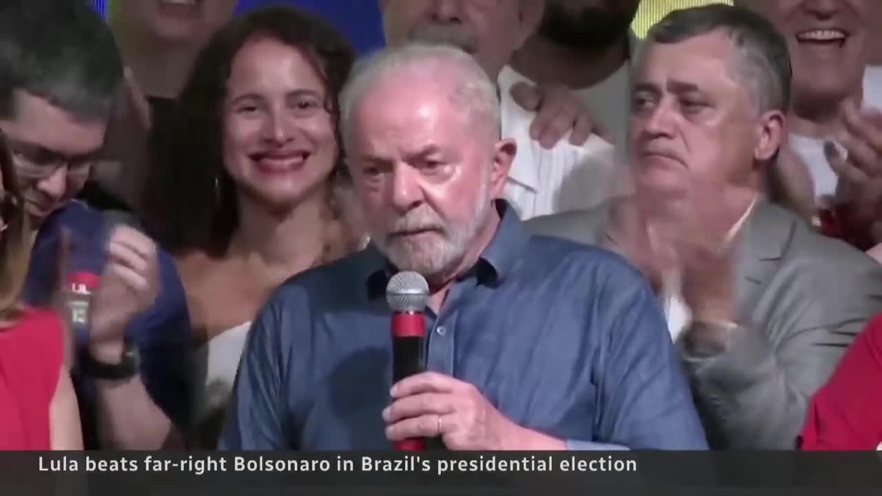 Lula wins Brazil’s presidential election, ousting incumbent Bolsonaro