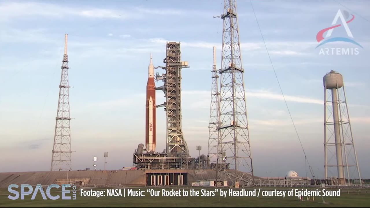 Time-Lapse Of NASA's Artemis 1 Moon Rocket Landing At Launch Pad 39B