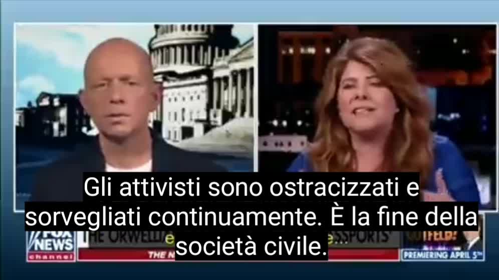 Naomi Wolf dichiara a Fox News le conseguenze del "Green Pass"