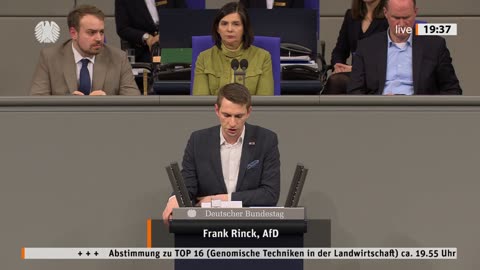 Frank Rinck Rede vom 16.03.2023 - Genomische Techniken in der Landwirtschaft