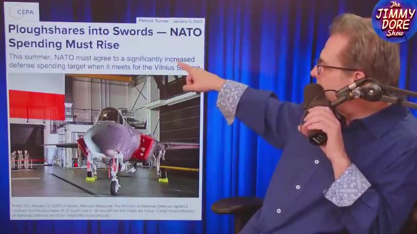 THE JIMMY DORE SHOW: NATO LEADER ADMITS WE’RE SACRIFICING UKRAINE TO BLEED RUSSIA!