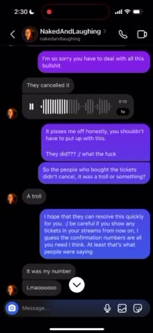 TIX CANCELLED DAMN NAL