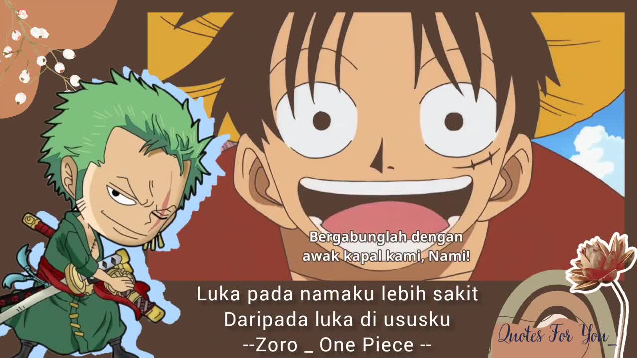 QUOTES ZORO _ Quotes Anime _ One Piece