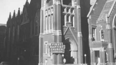 Sad Scene Out Of Dallas Texas 7/19/24 Of The First Baptist Church Founded In 1868 Engulfed In Flames After Sudden Explosion