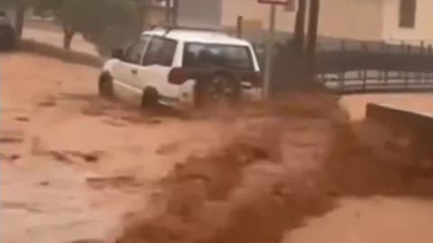 Flood in Zaragoza, Spain - 29.08.2024