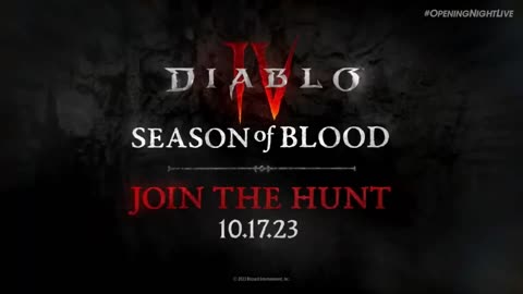 Diablo 4 - Season of Blood Trailer - gamescom 2023