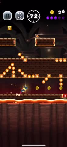 Mario Run 3-4 All Purple Coins