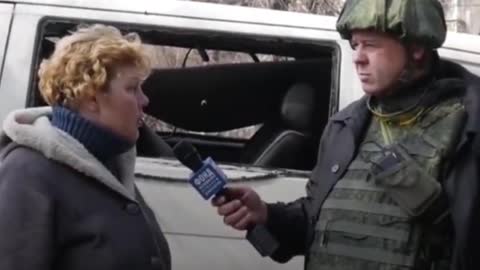 Rozhovor s ženou z Mariupolu o působení členů praporu Azov