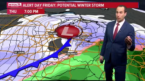 Snow flurries continue overnight ahead of cold, cloudy Sunday _ WTOL 11 Weather