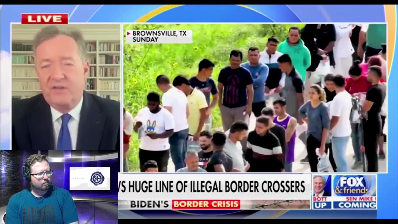 Piers Morgan Sees The Problems Of Biden's Open Border Policies