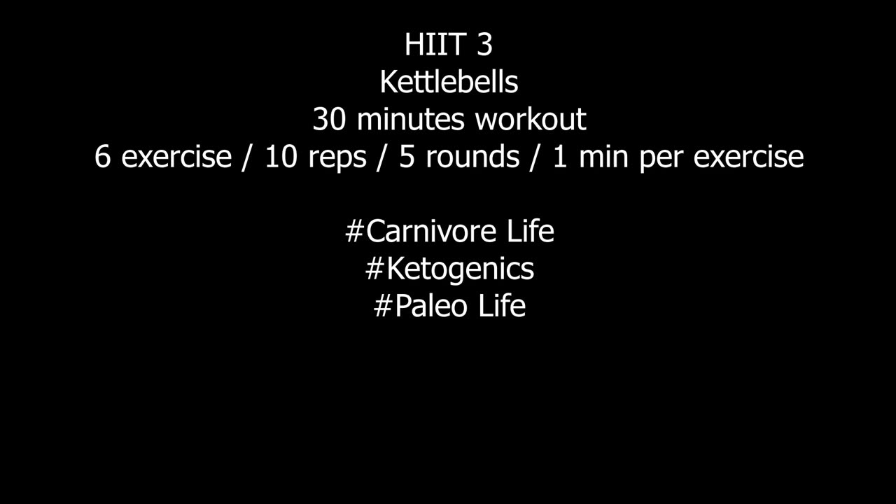 Backyard Workout 3 (HIIT - Kettlebells)