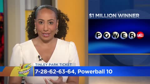 Tinley Park resident wins $1M in Saturday's Powerball