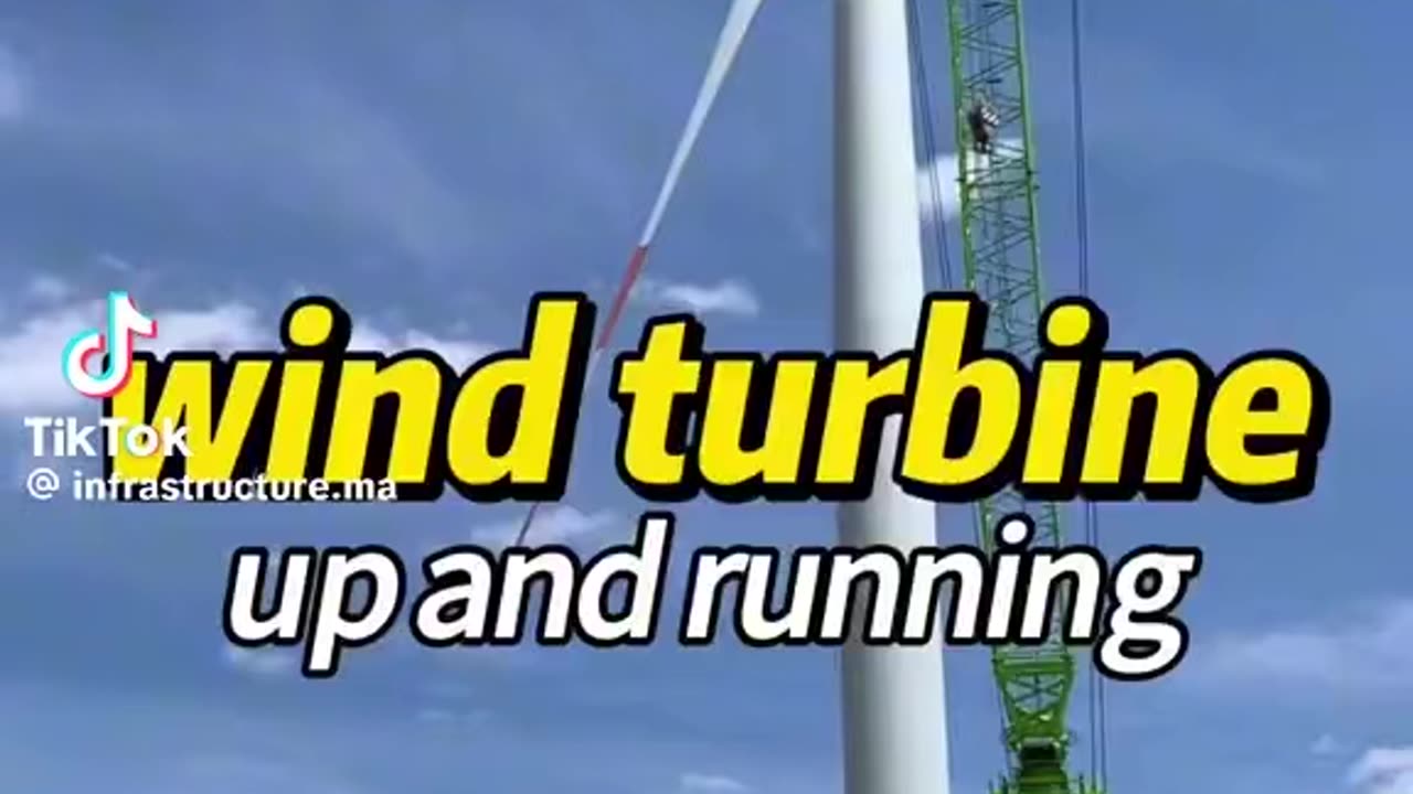 World largest Wind turbine moments