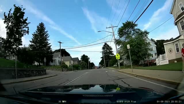 Kid Hits Car with Big Rock While Driving By