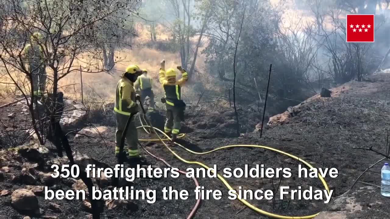 Spain wildfires: Firefighters battle flames near Madrid | AFP