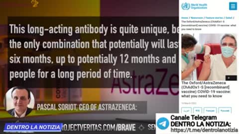 SCOOP!!! Il capo di Astrazeneca