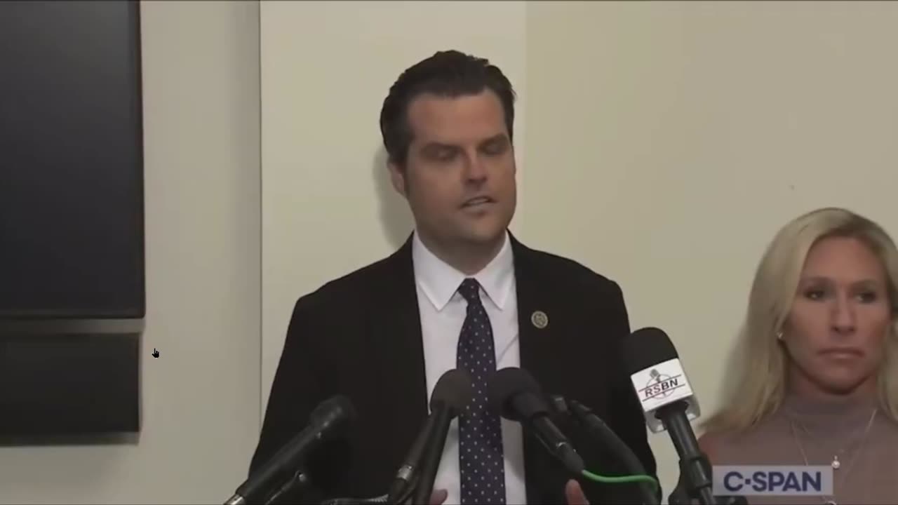 DOJ and the regime media are terrified at an AG Matt Gaetz - here on J6 - BAM