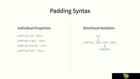 Setting margins and padding