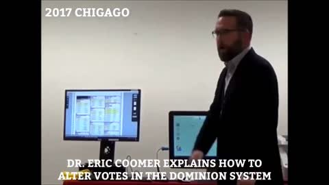 Eric Coomer explains how to alter votes via the Dominion voting system