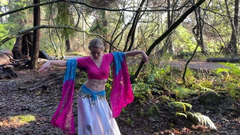 Dreaming of a White Christmas - Bellydance Fusion - Elaina Collis