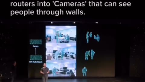 A.I. using wifi routers as cameras