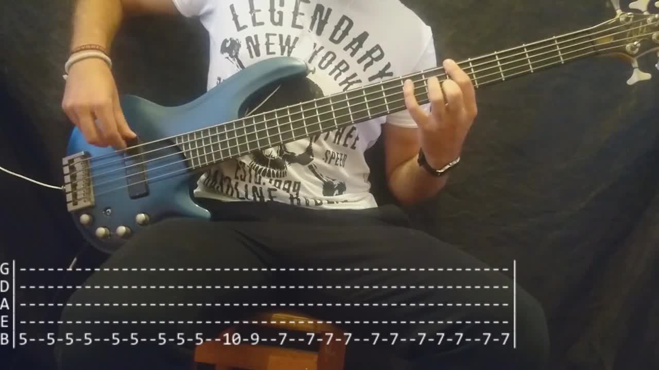 Slipknot - Snuff Bass Cover (Tabs)