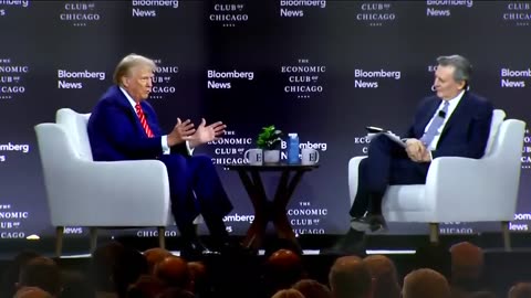 President Donald John Trump's Interview with Bloomberg at The Economic Club of Chicago