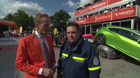 Interview Team Captain THW OV Kronach, Germany, at Holmatro Extrication Challenge 2015