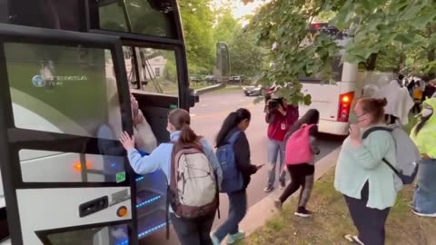 Gov. Abbott Surprises VP Harris - Drops Off More Illegals In Front of Her House