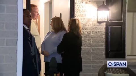 Cringy Kamala Awkwardly Tells Couple to Go Back Inside so She Can Film a Door Knock