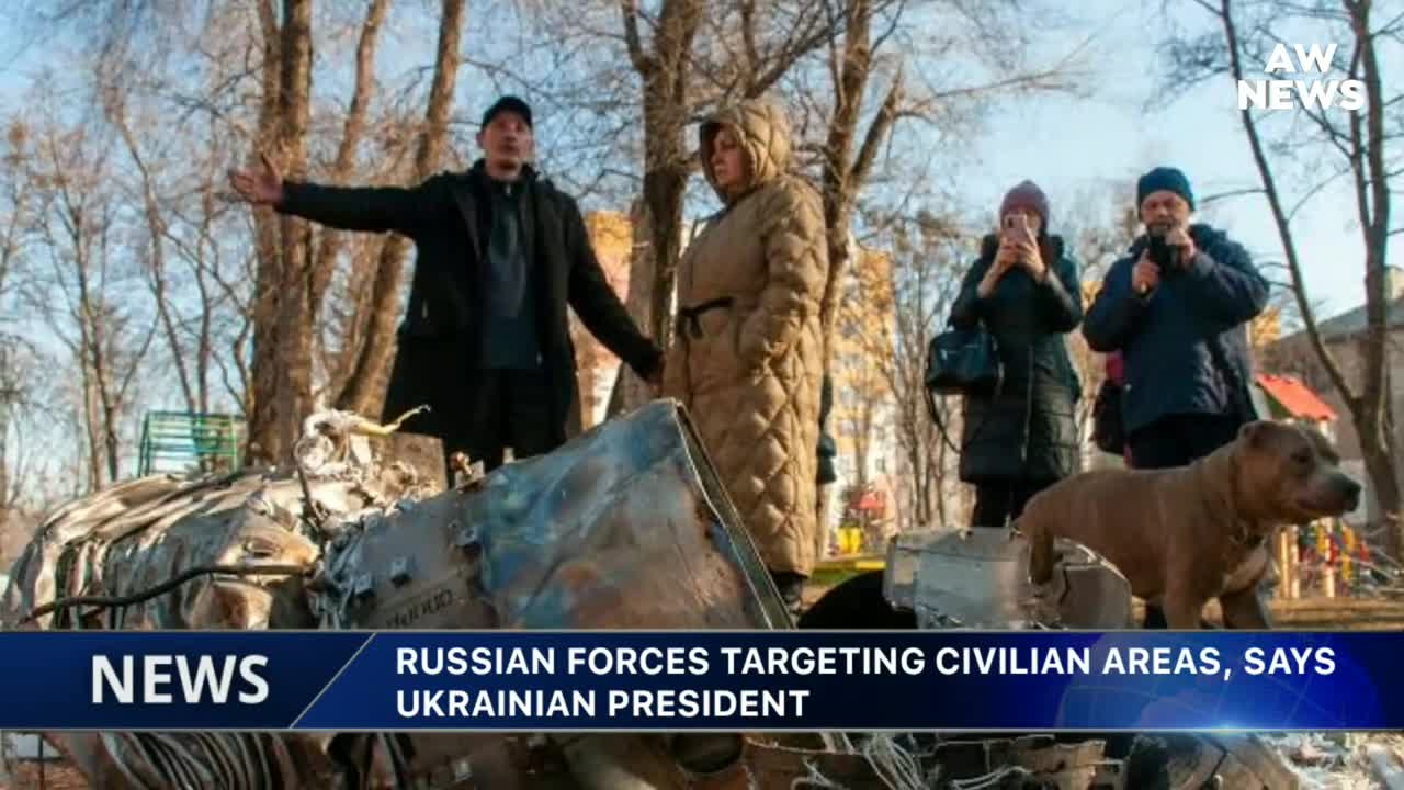 Russian Ukraine War__ Russian Forces Targetting civilian Areas