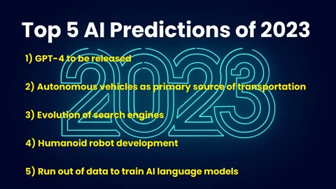 Top five prediction of AI