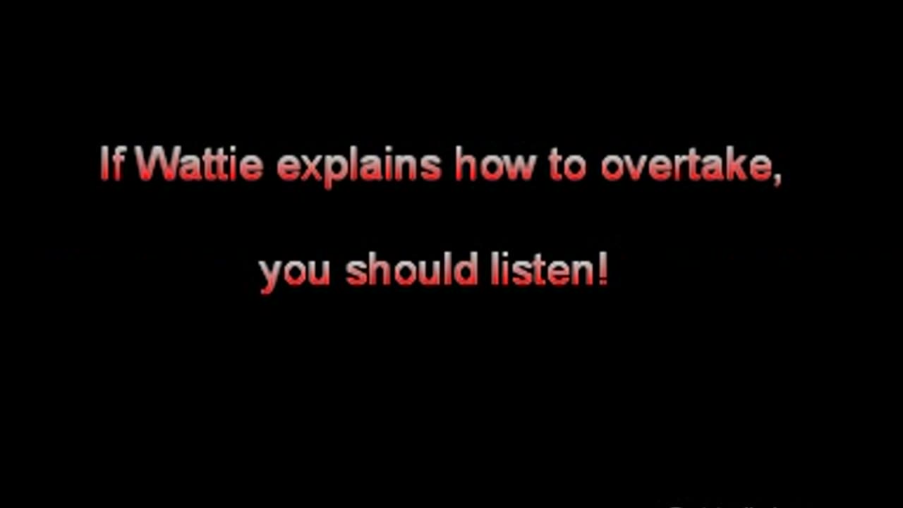 John Watson F1 overtakes