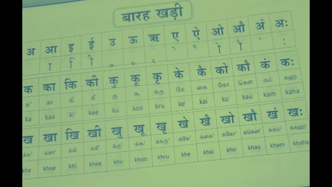 How to read hindi baarahkhdee