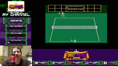 Realsports Tennis Atari 2600 Gameplay