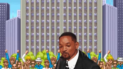 Will Smith VS Chriss Rock Street Fighter II intro Oscar Fighter -